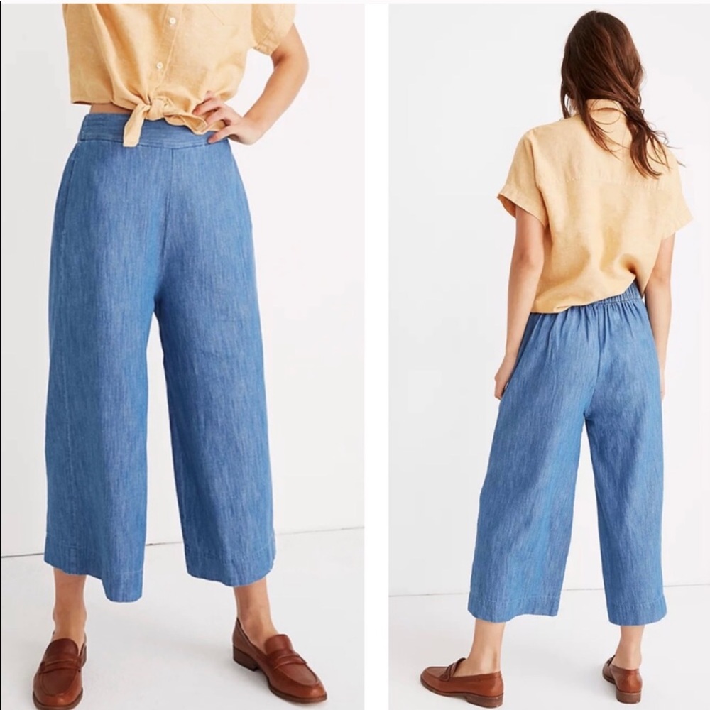 Madewell Huston Chambray Pants Size XXS